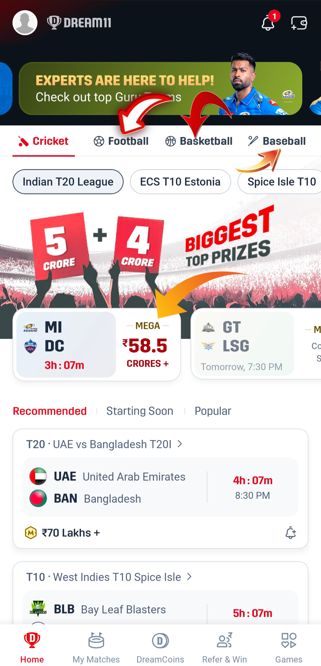 Dream11 Match Selection Guide 2025 Fantasy Cricket